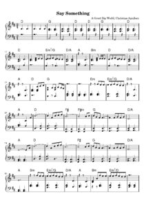 say something nuty na pianino