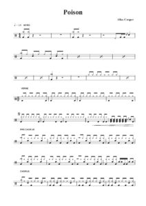 poison nuty na perkusję