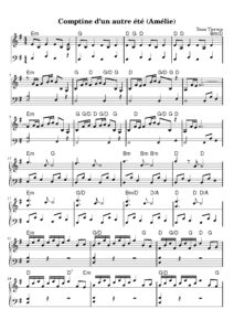 comptine d'un autre ete nuty na pianino