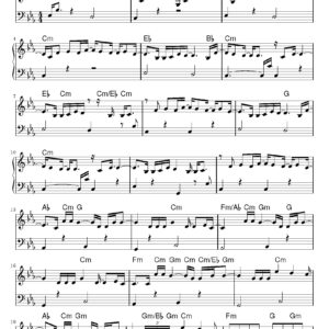 titanium piano sheet music