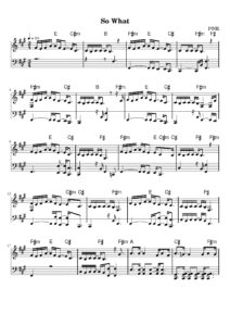 nuty na pianino do utworu so what