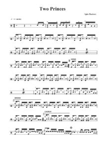 two princes drum sheet music