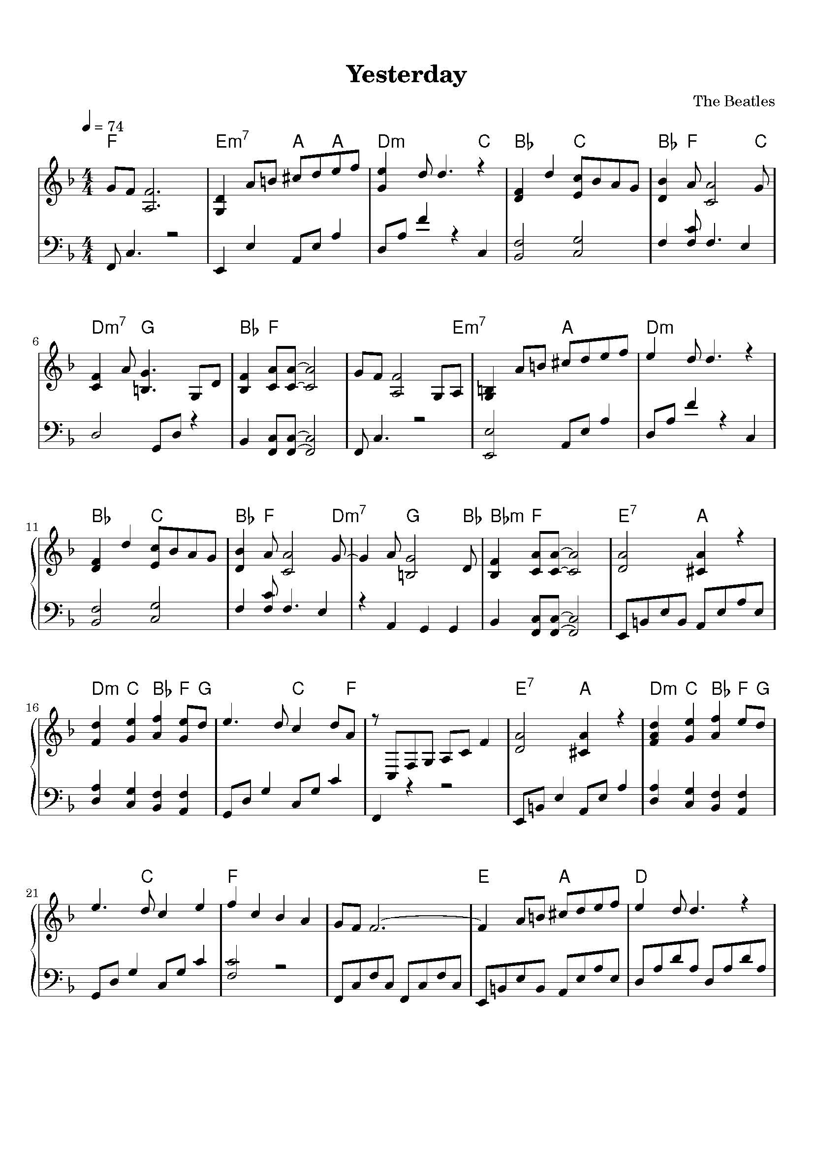The Beatles - Yesterday - Music District