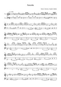 senorita nuty na pianino